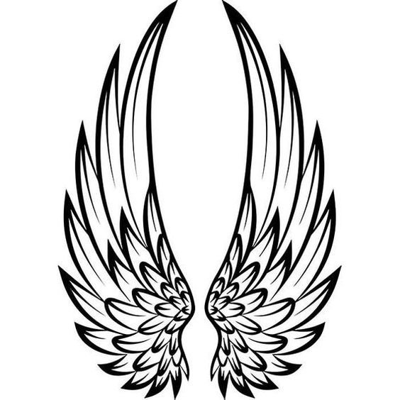 Эскизы татуировок Крылья