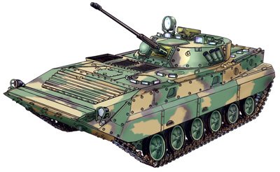 Боевая машина пехоты БМП-2 вектор