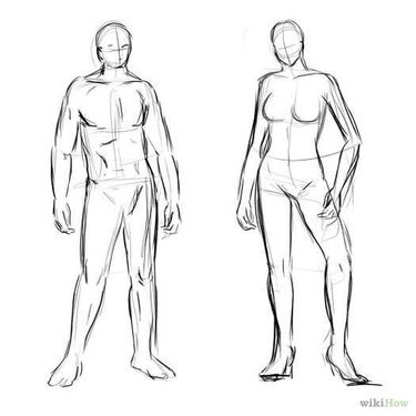 Мужское тело для рисования