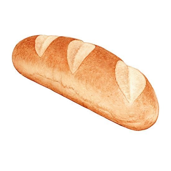 Батон мультяшный