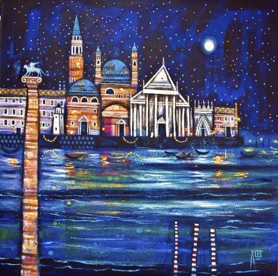 Рисунок венецианская ночь (46 фото)