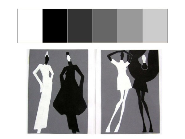 Ахроматические цвета композиция