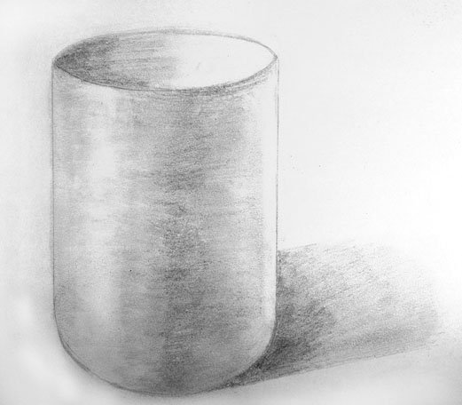 Цилиндр с тенью