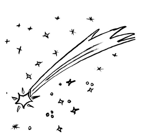 Комета раскраска