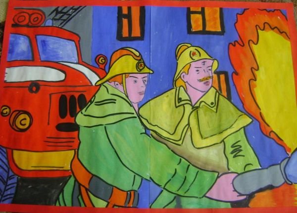 Рисунок на конкурс спасатель будущего