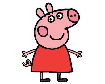 Рисунки для срисовки Свинка Пеппа