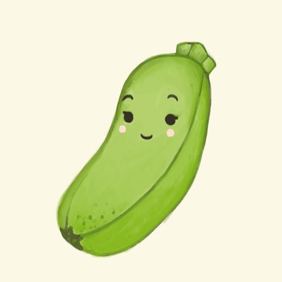 Кабачок раскраска