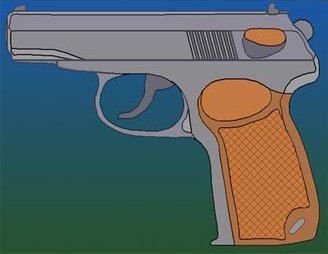 Кольт 1911 рисунок