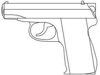Пистолет Макаров вектор