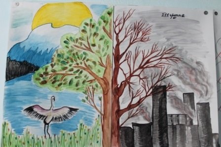 Рисунок на тему сохранение природы