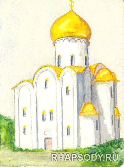 Успенский собор для срисовки