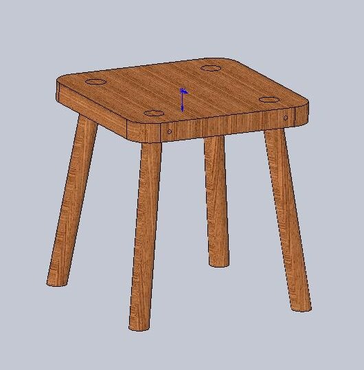 Табурет мультяшный