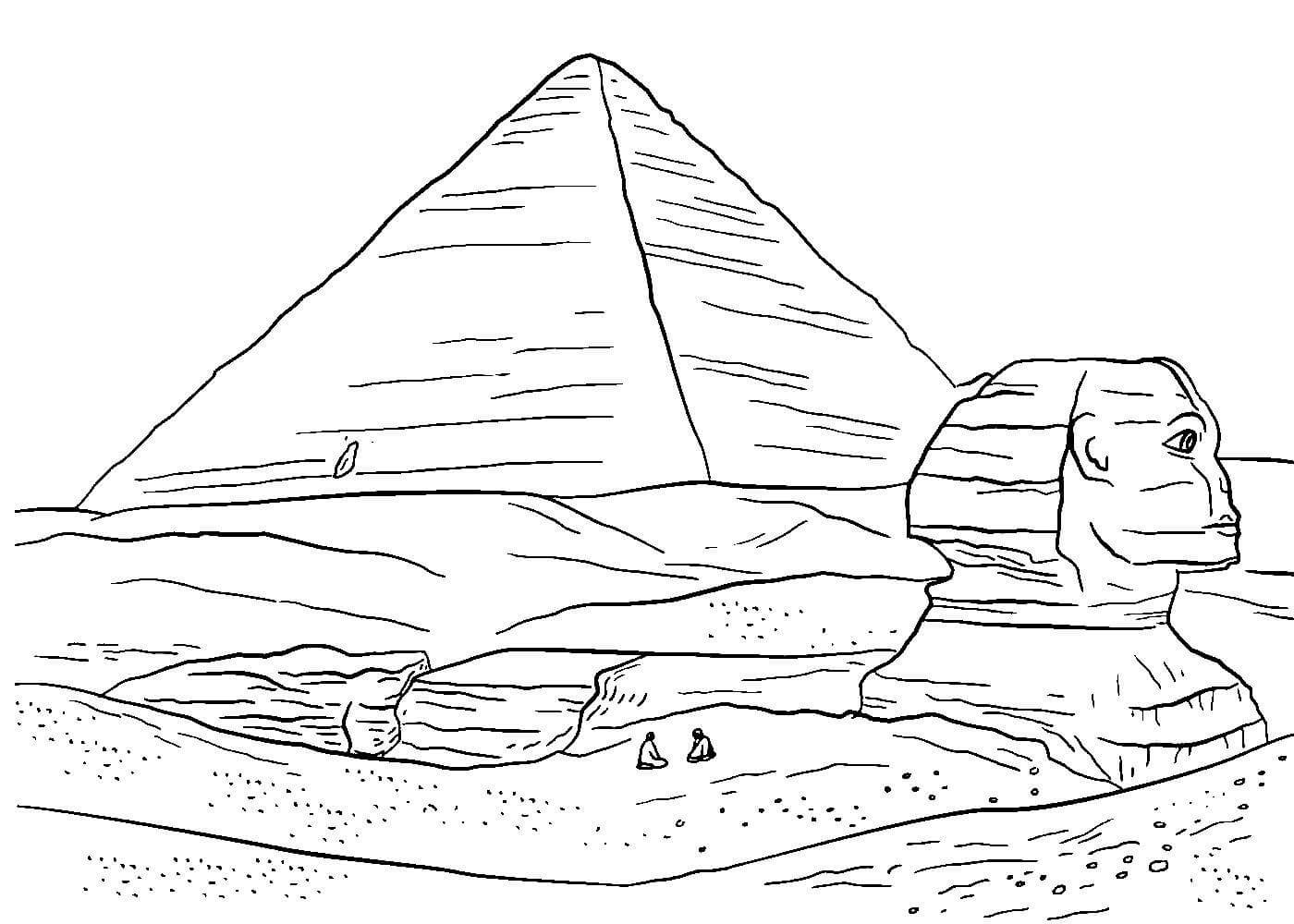 Пирамида Хеопса раскраска