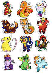 Животные восточного календаря