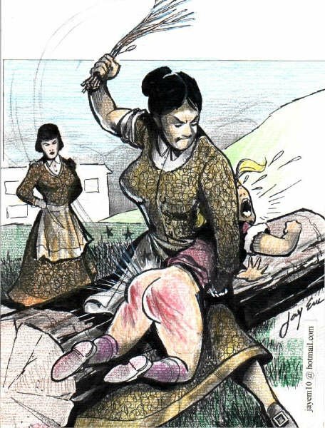 Выпоротые девушки рисунки