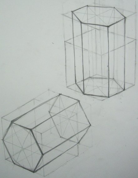 Боковые грани шестиугольной Призмы