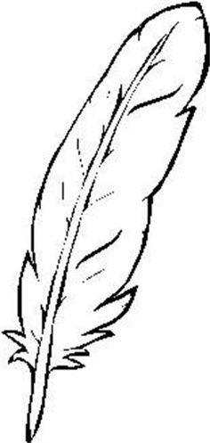 Перо раскраска