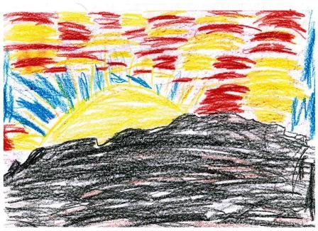 Иллюстрация к произведению утро э.Грига