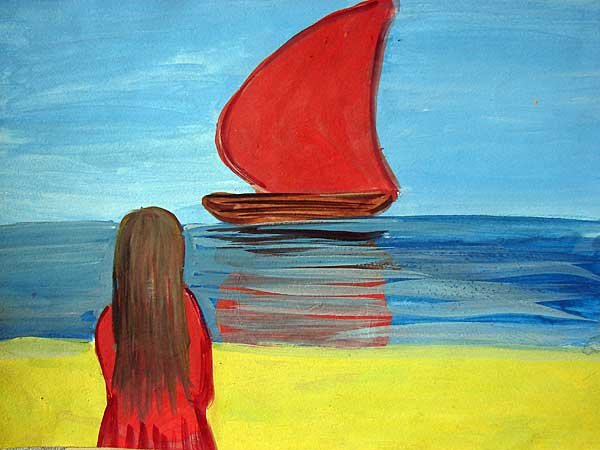 Иллюстрации Григ Алые паруса