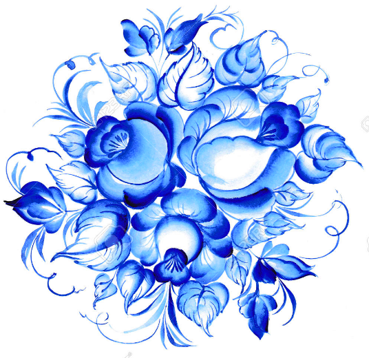 Гжель роспись тарелки