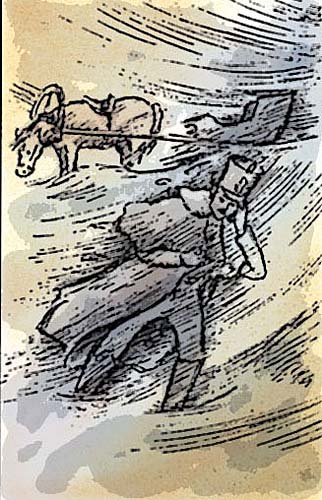 Метель Пушкин иллюстрации