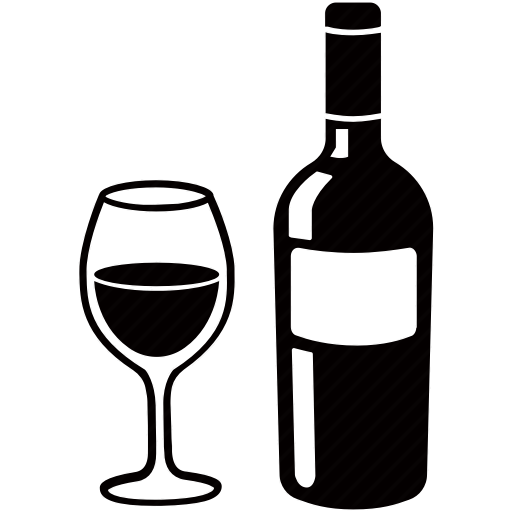 Вино силуэт