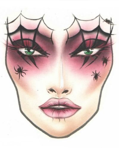 Эскиз театрального грима