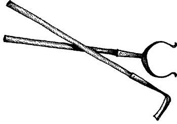 Ухват чугунок Кочерга раскраска