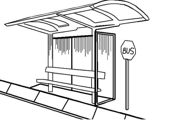 Нарисовать остановку