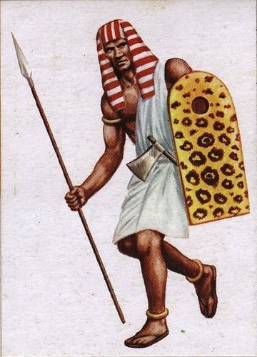 Рядовой воин древнего Египта