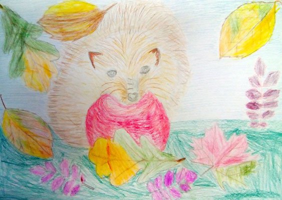 Рисунки детские осенний Калейдоскоп