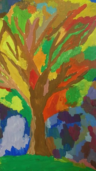 Осенний Калейдоскоп рисунок карандашом