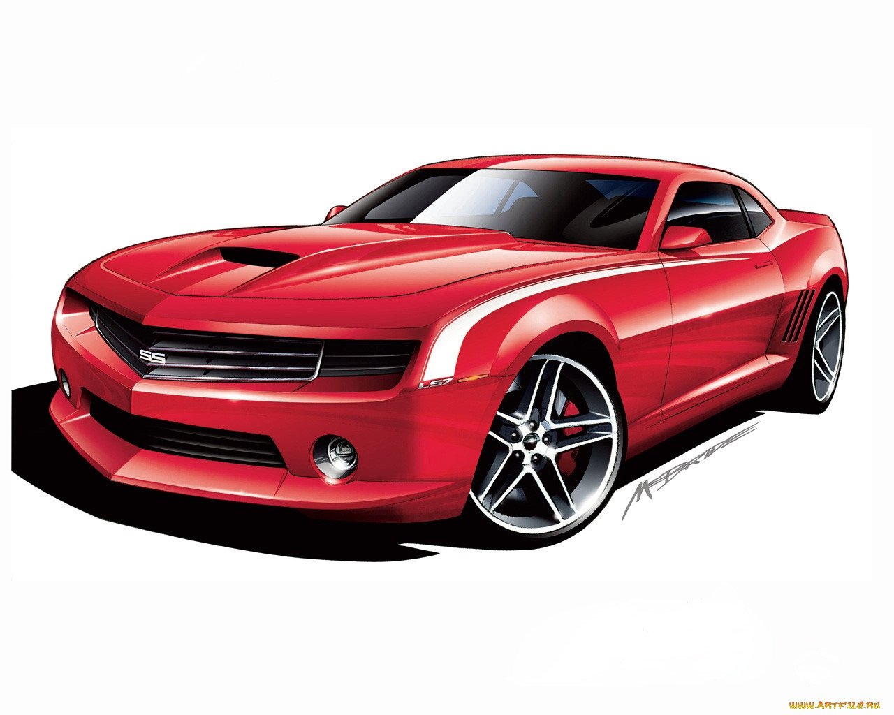 Chevrolet рисунок