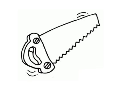 Рисунок пилы (48 фото)