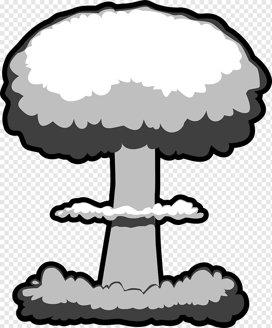 Ядерный гриб вектор