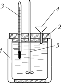 Лабораторный калориметр схема