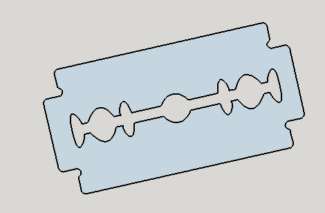 Лезвие нарисовать