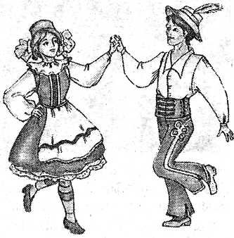 Основные движения польки