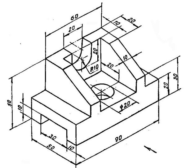 Творческие задания по черчению 3d AUTOCAD
