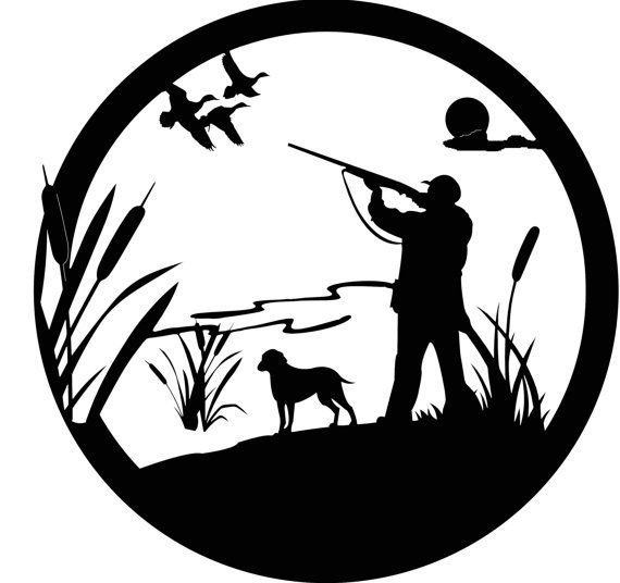 Охотник мультяшный