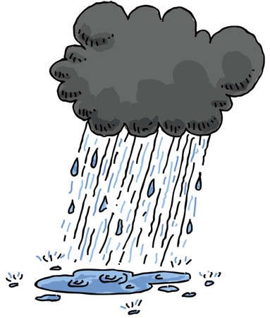 Дождь рисунок