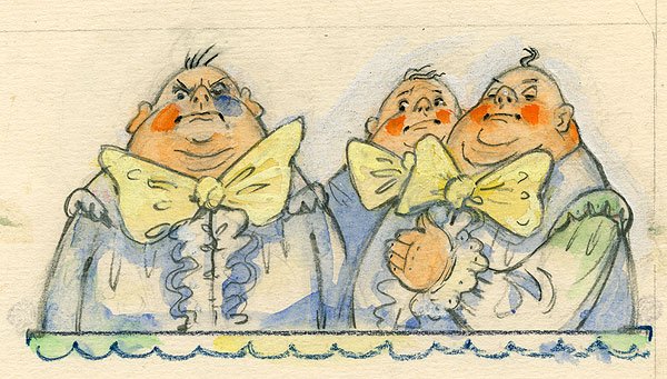 Рисунок к сказке три толстяка