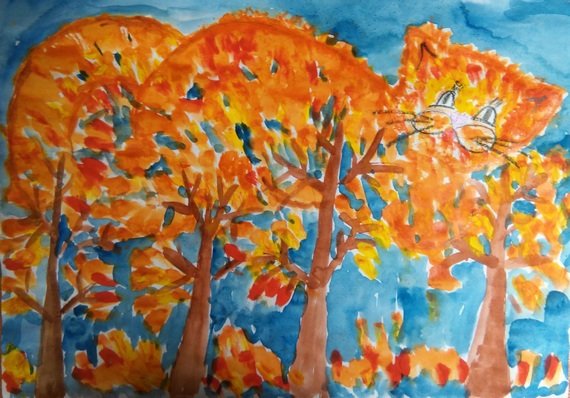 Рисунок на тему осенняя фантазия