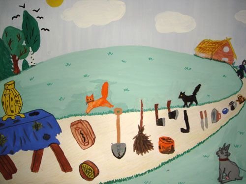 Чуковский Федорино горе нарисовать