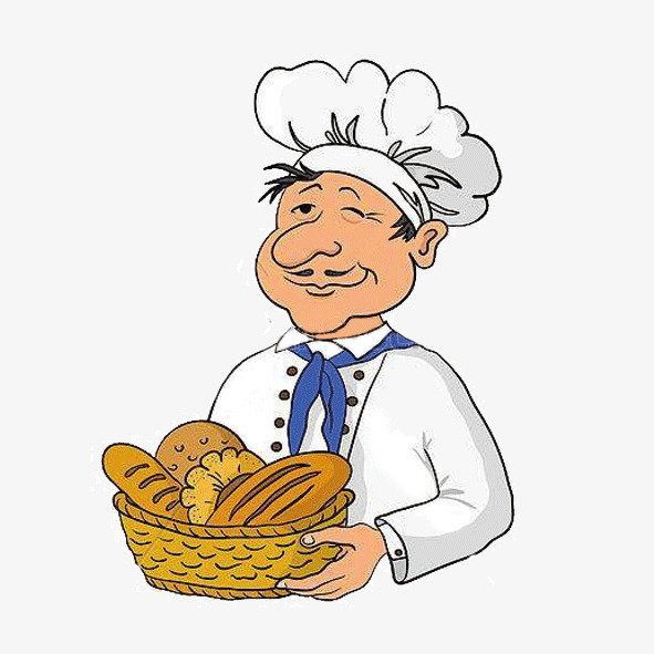 Пекарь мультяшка