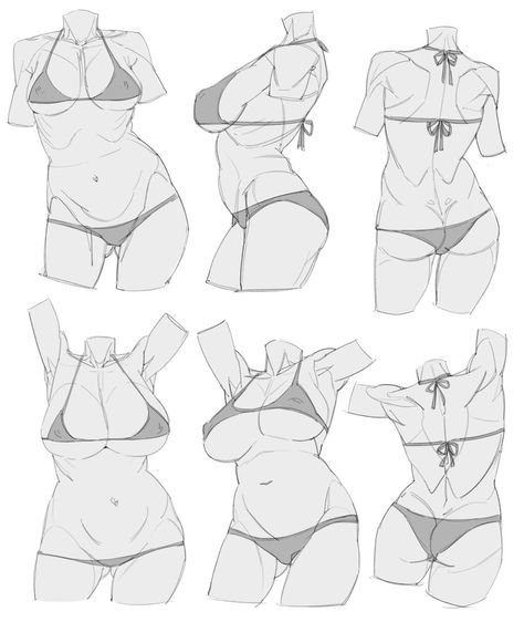 Тело для срисовки женское