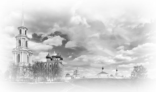 Рязанский Кремль вектор