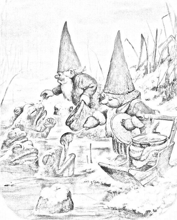 Григ шествие гномов иллюстрация