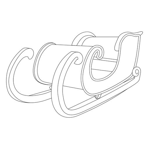 Необычные санки рисунок