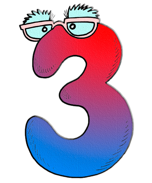 Веселые цифры для детей